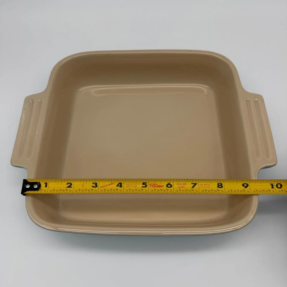 Le Creuset Stoneware 9x9 Square Baking Casserole Dish w/ Handles Sky Blue 18-27